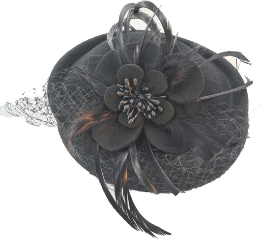 Classic Pillbox Facinator Hat