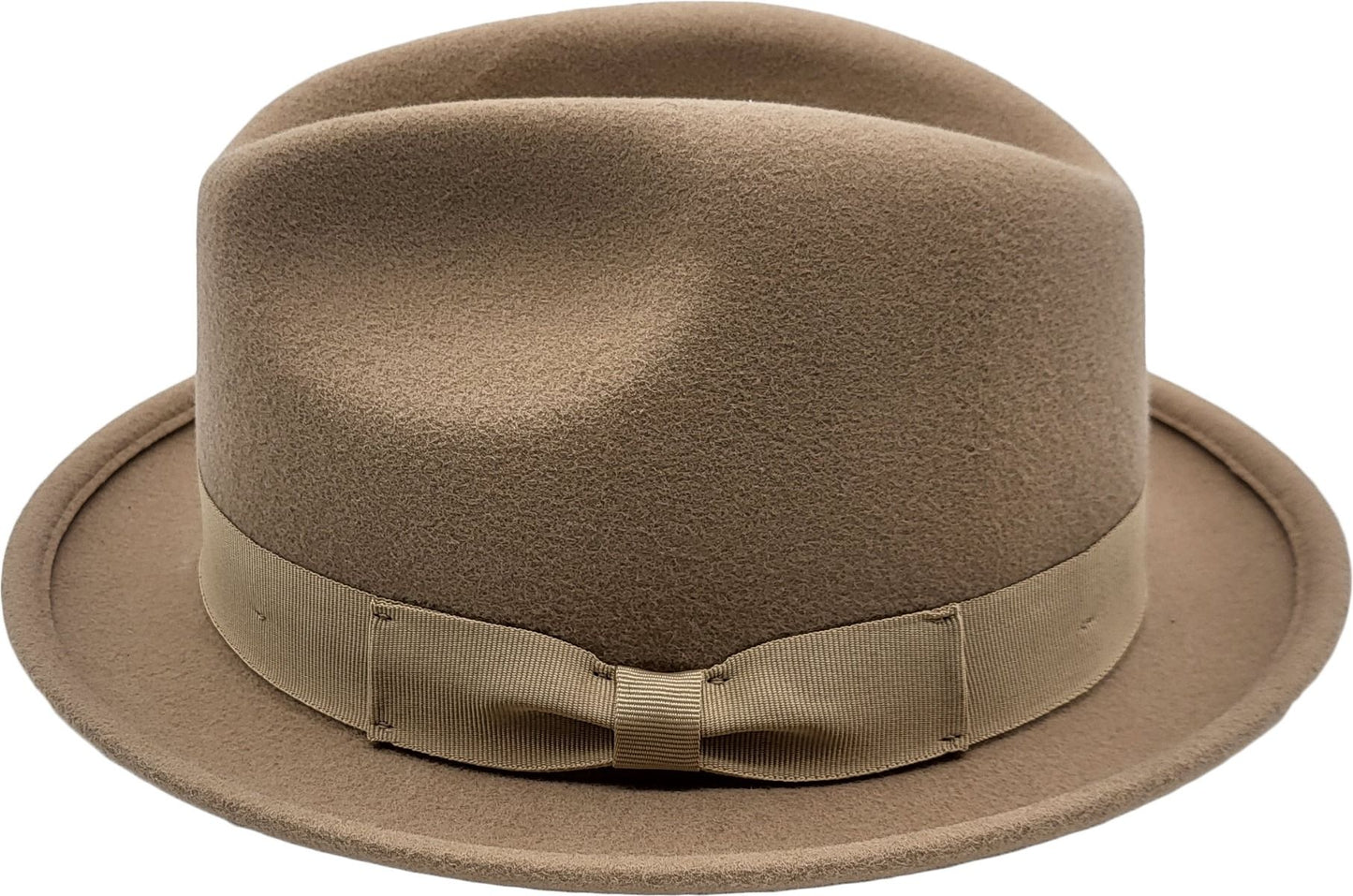 Wool Felt Short Brim Trilby Hat