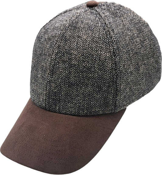 Wool & Suede Baseball Cap
