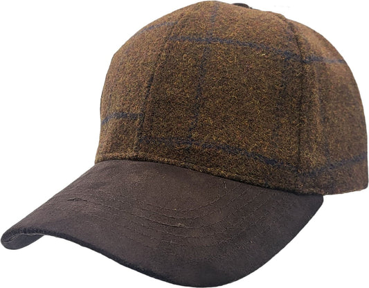 Wool & Suede Baseball Cap Hat